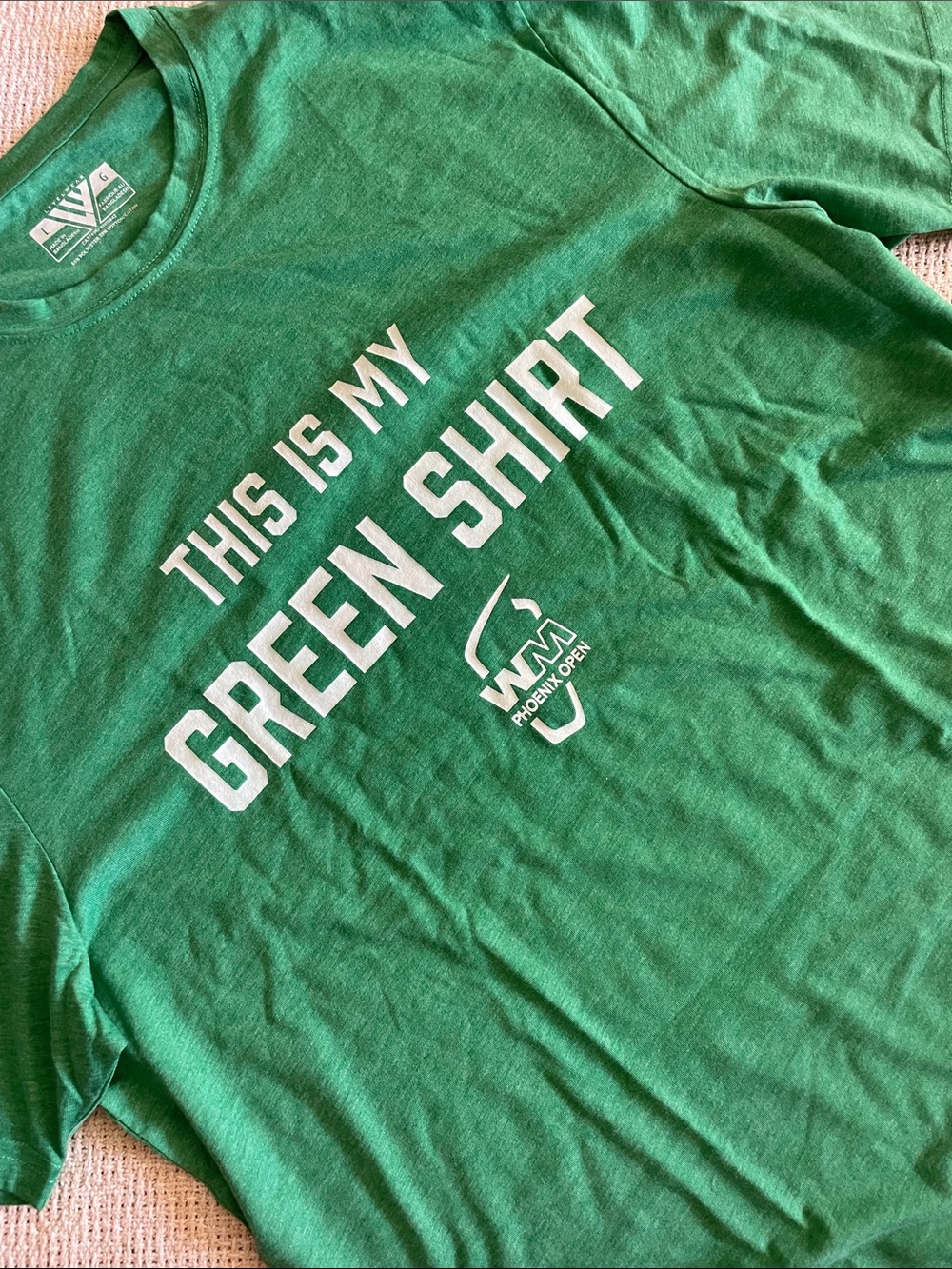 WM Phoenix Open 'This Is My Green Shirt' Short-Sleeve Tee - Green